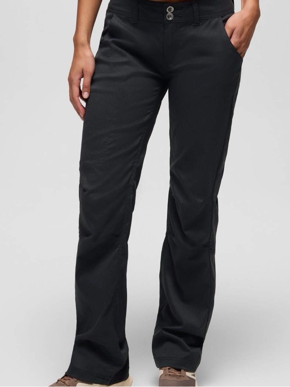 prAna Stretch Zion™Halle Pant
Style #w4119sh23
Color: Black 
Size: 6
